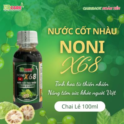 Chai Nước Cốt Nhàu NONI X68 - 100ml