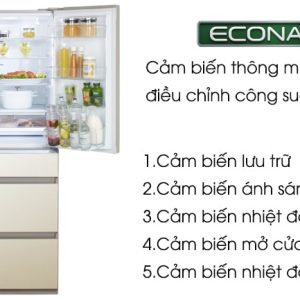 Tủ lạnh Panasonic NR-F603GT-N2 Inverter 589 lít
